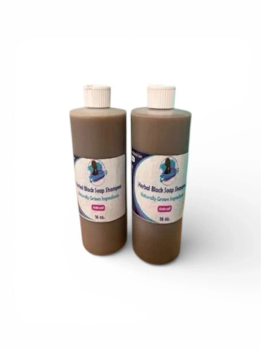 Herbal Black Soap Shampoo Essential Product
