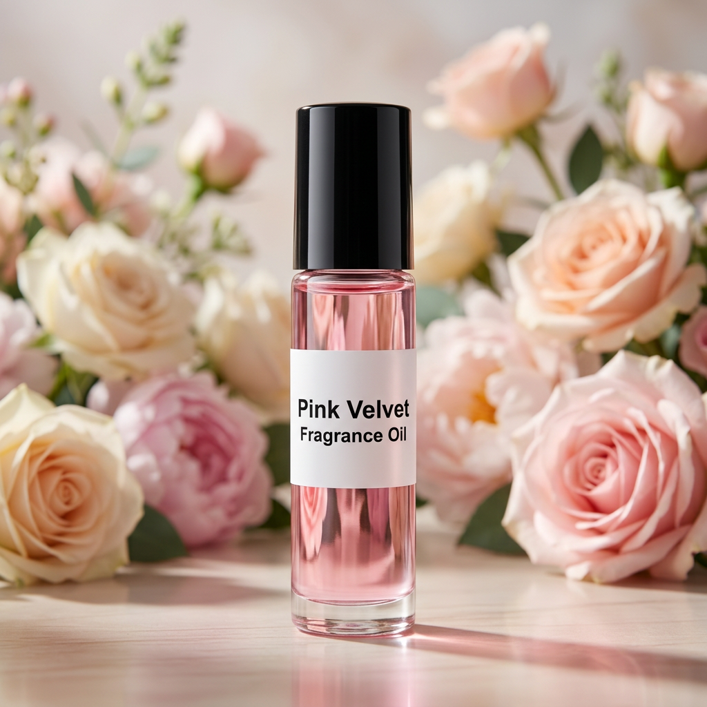 Pink velvet fragrance hair oil for men and women